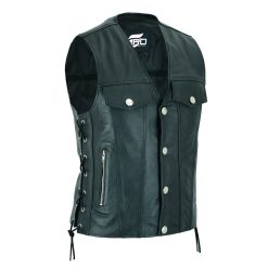 Motorbike Leather Vest